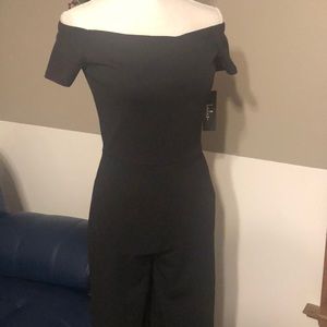 Lulus off the shoulder jumpsuit